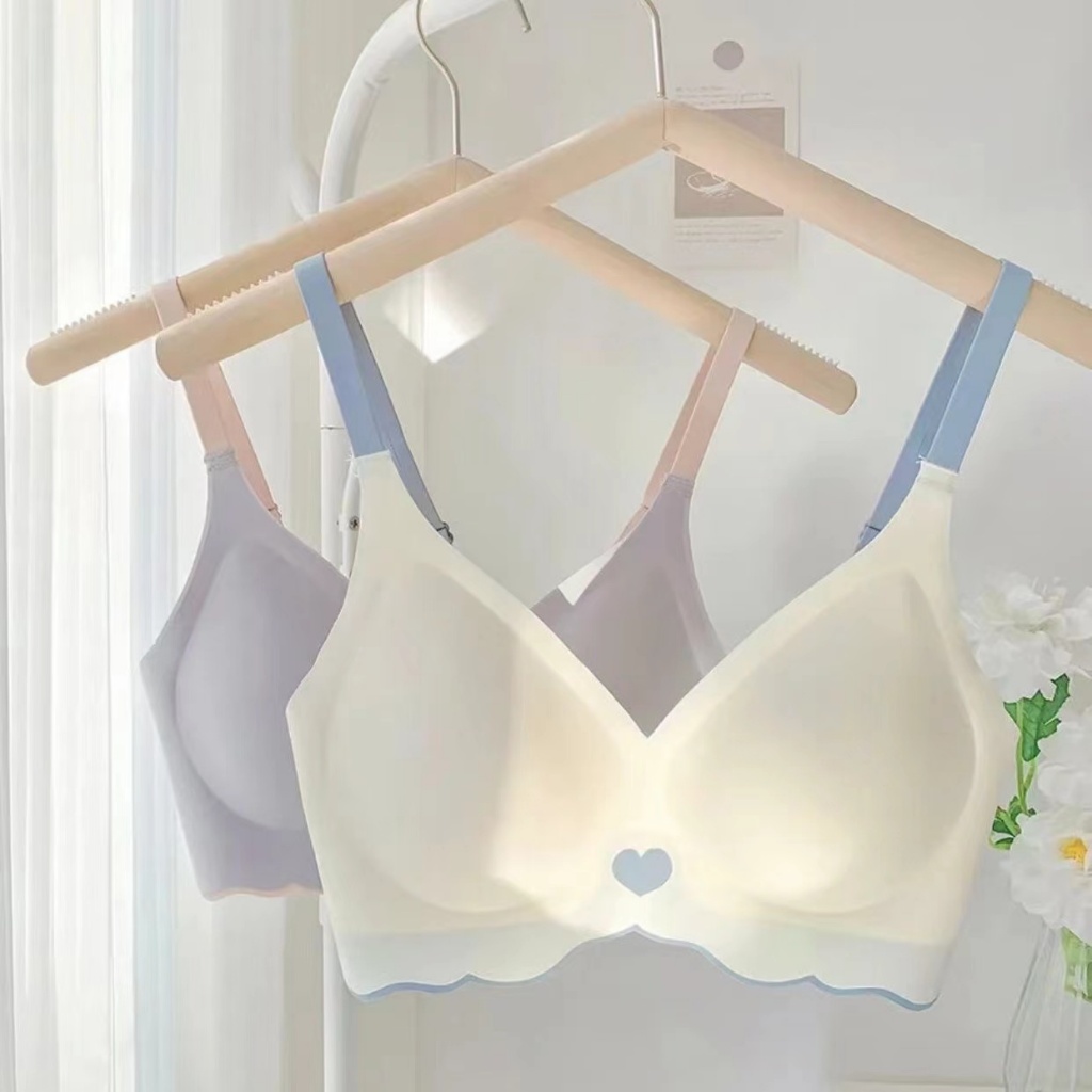 🌸Swift Bra🌸LoveIs Bra💗บราแฟชั่น บราสตรี บราดันทรง บราทรงบาง รวบรวม ป้องกันการย้อย ไม่มีลวด สบาย นุ่ม ต้านเชื้อแบคทีเรีย - รูปที่ 4