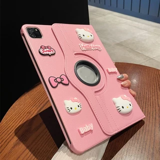 🔥ส่งในพื้นที่🔥เคสป้องกัน iPad หมุนได้ 360°HELLO KITTY collection เหมาะสำหรับรุ่นgen9 Air4/5 Gen11 Air8