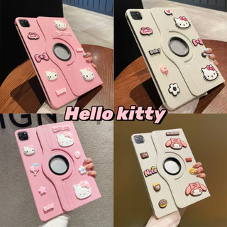 🔥ส่งในพื้นที่🔥เคสป้องกัน iPad หมุนได้ 360°HELLO KITTY collection เหมาะสำหรับรุ่นgen9 Air4/5 Gen11 Air8