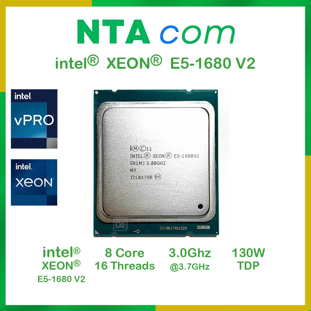 CPU intel XEON E5-1680 v2 8 Core 16 Thread 3.0GHz for Workstation and server