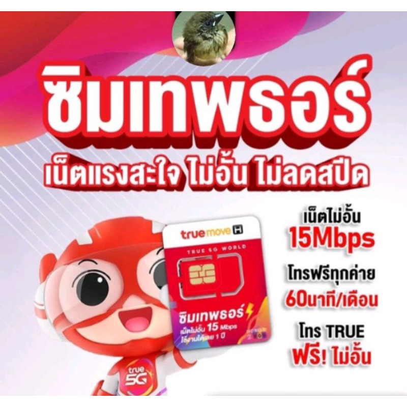 ซิมเน็ตTrueรายปีสุดคุ้มโปรเน็ตMaxspeed15Mbps.ไม่จำกัดปริมาณนาน12เดือน
