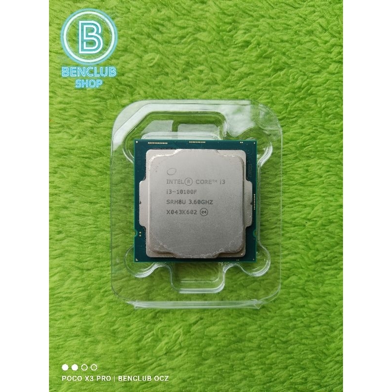 🎉CPU: i3 10100f turbo 4.30 GHz รองรับบอร์ด LGA1200🙏 ซีพียูคอมมือสอง