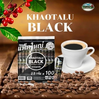 100ซองห่อใหญ่/กาแฟดำเขาทะลุ💥ไม่มีน้ำตาล/ไม่เปรี้ยว/เบาหวานความดันไขมันสูง/ผู้สูงอายุทานได้/รสหอมเหมือนกาแฟสด