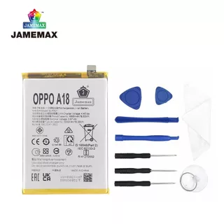 แบตเตอรี่ JAMEMAX รุ่น OPPO A18 Model: BLPA21 ฟรีชุดไขควง รับประกันฟรี 1 ปี
