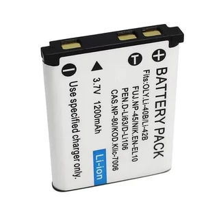 แบตเตอรี่ NP-45 LI-40B LI-42B D-LI63 EN-EL10 Klic-7006 NP-80 / NP-82 POL-T370 รับประกัน 1 ปี