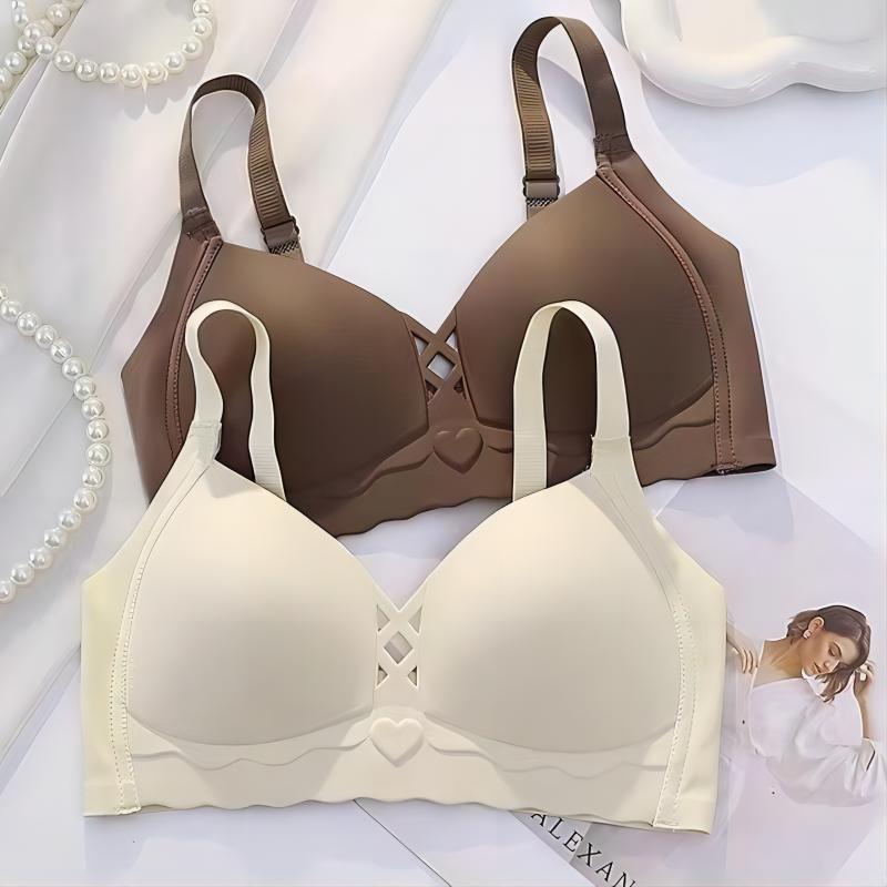 Swift Bra Fashion Bra บราแบบบาง ชุดชั้นในสตรี ชุดชั้นในไร้ตะเข็บ เสื้อชั้นในดันทรง สวมใส่สบาย ระบายอากาศได้ดี เสริมหลัง