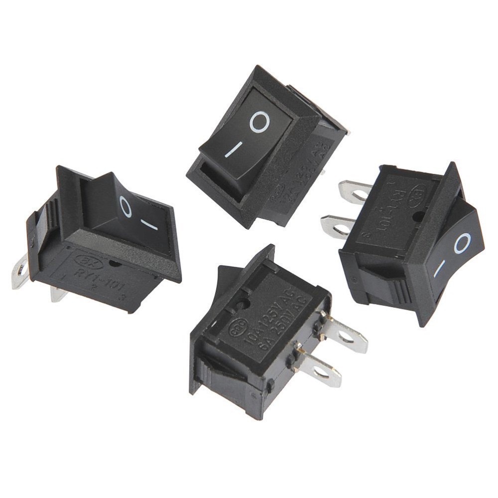 ราคาโปรโมชั่น (1 ชิ้น) สวิทช์สลับ Rocker Switch 2ขา เปิด/ปิด 12V