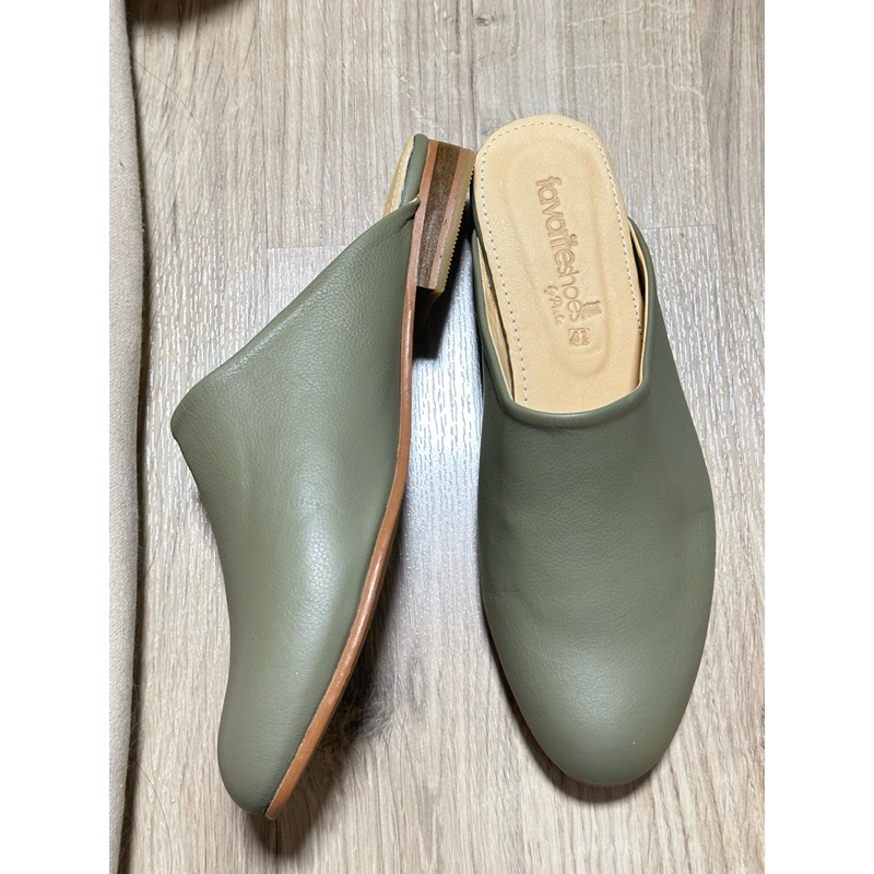 ✅ New มือ 1 ไม่เคยใช้งาน!!! รองเท้าหนังวัวแท้ Favoriteshoes by Picha size41