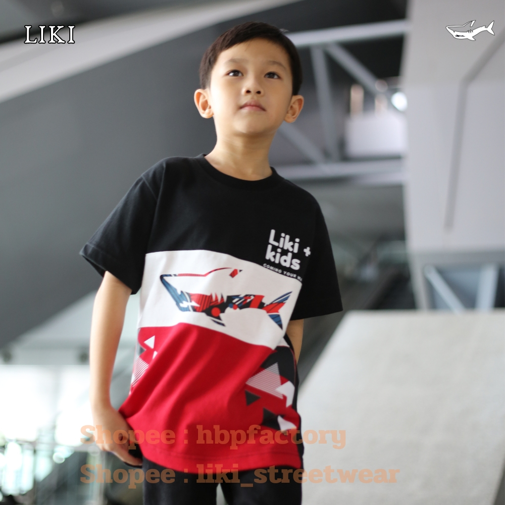 เสื้อยืดเด็ก รุ่น Liki x coming your way เนื้อผ้าสุดนุ่ม ใส่สบาย น่ารักและสดใส เหมาะสำหรับเด็กๆ
