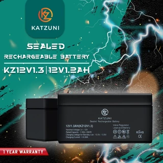 KATZUNI Battery Rechargeable 12V1.3AH/แบตUPS/แบตไฟสำรอง/ประกัน1ปี