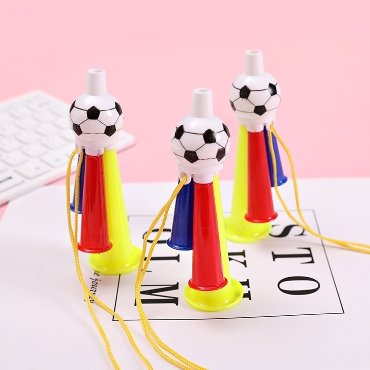 แตรฟุตบอลนกหวีดเชียร์บอล Football Horn Wind Instrument Games Cheer Props Football Whistle