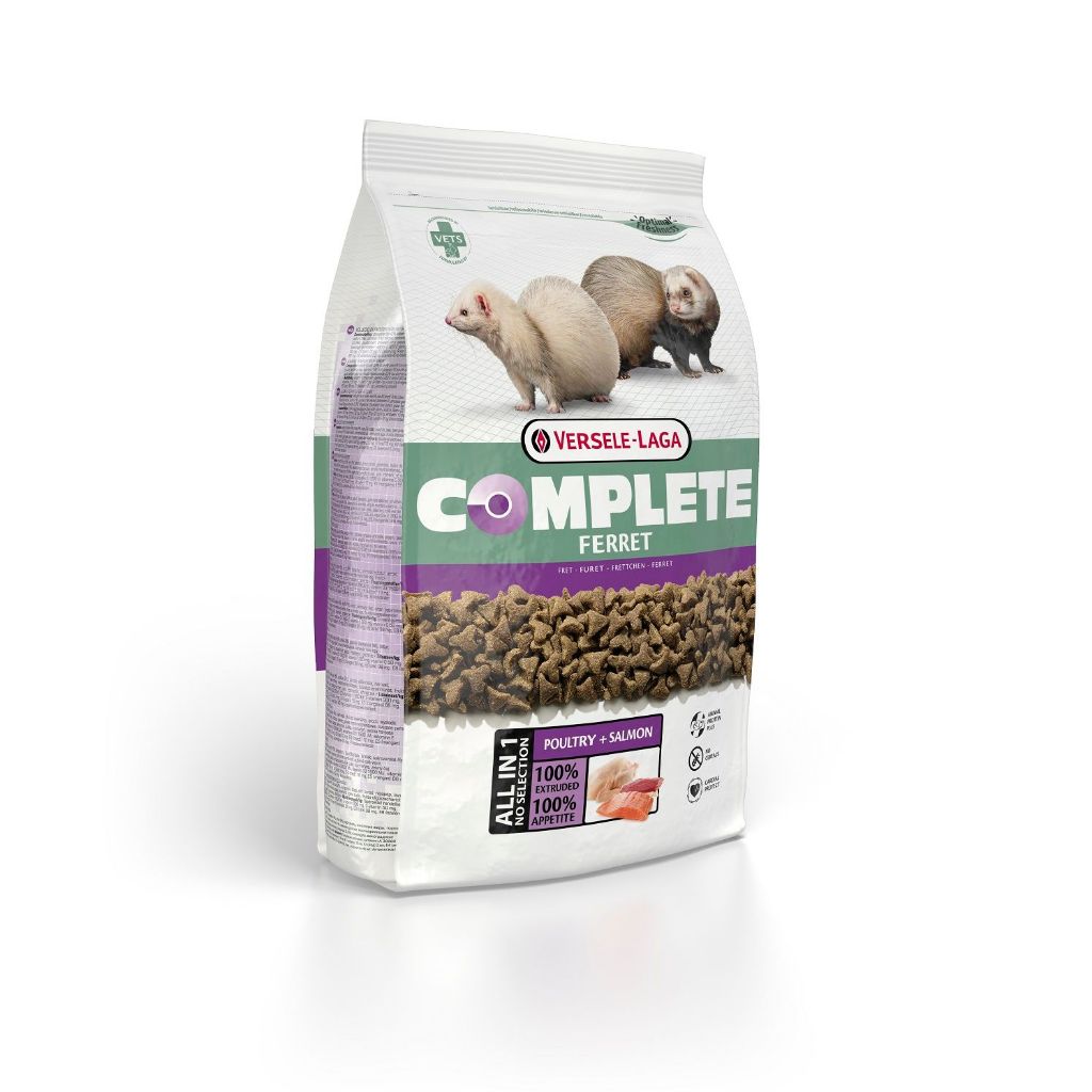 Versele Laga Complete Ferret อาหารสำหรับเฟอเรท สูตรไก่และแซลมอน ขนาด 2.5กก.