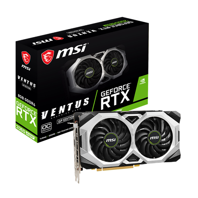 VGA (การ์ดแสดงผล) MSI GEFORCE RTX 2060 SUPER VENTUS GP OC - 8GB GDDR6 ความแรงชน RTX3060
