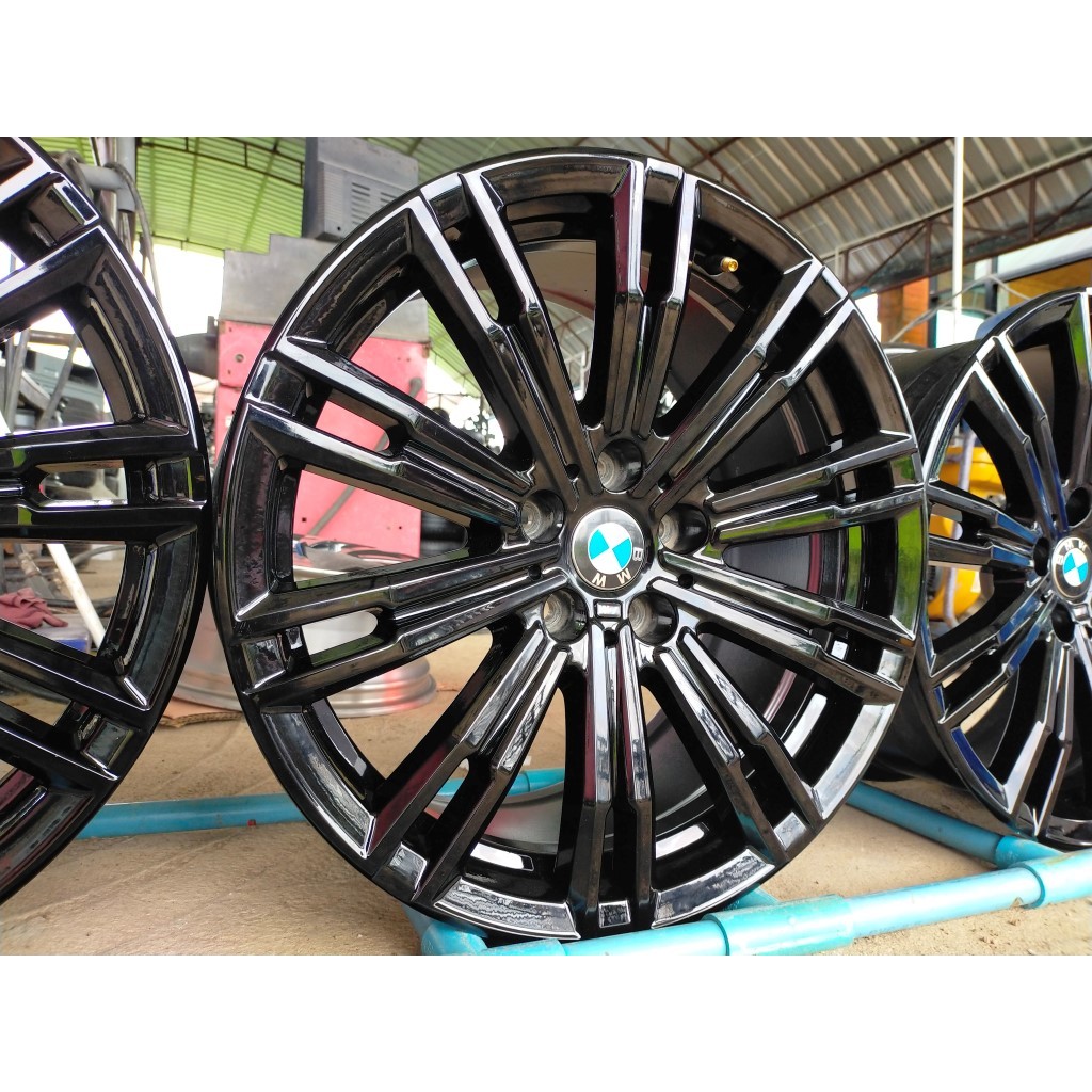 แม็กแท้BMW G20 M-Sport ขอบ18 หน้ากว้าง 7.5 et25 หลังกว้าง 8.5 et40 5รู112 สีอบpowder coat