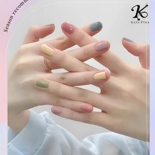 Kale Plus สีพาสเทล สีมาการอง สียอดนิยม ขวดใหญ่15ml สีเจลแคนดี้ สีไซรับ สีเจลนู้ด สีทาเล็บเจล UV/LED เคลือบเงาสําหรับ DIY