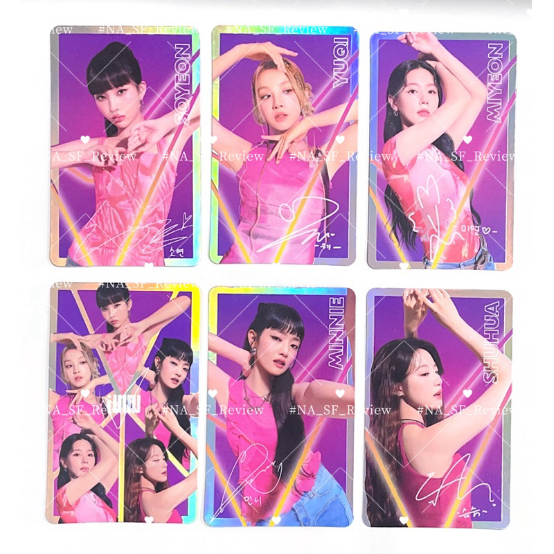 REXONA  X ( GI-DLE PHOTOCARD)