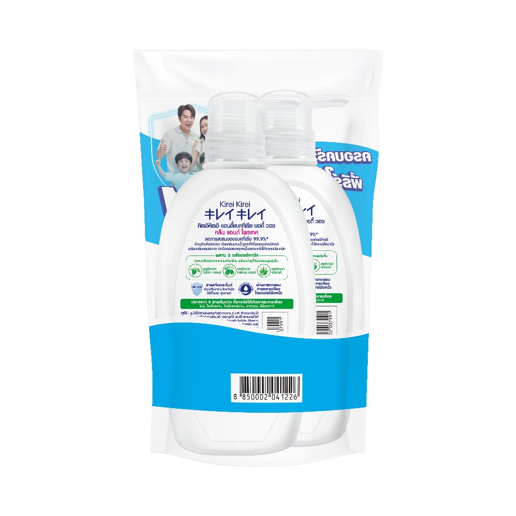 (แพ็ก 1 ฟรี 1) Kirei Kirei ครีมอาบน้ำ คิเรอิ คิเรอิ Antibacterial Body Wash 500 มล. - 2