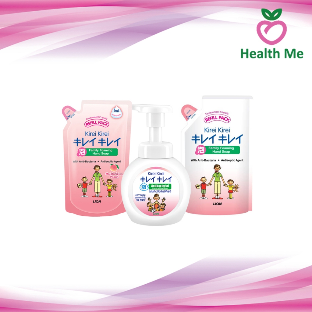 [Set] Kirei Kirei Foam Original ชุดโฟมล้างมือ คิเรอิ ชนิดขวด 250 ml 1 ขวด + ชนิดเติม 200 ml 1 ถุง
