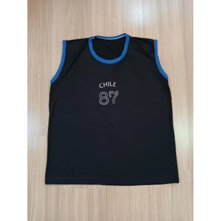 เสื้อกล้ามแขนกุดผู้ใหญ่ เสื้อแขนกุด บ่าใหญ่ อกยืด 44-48 นิ้ว