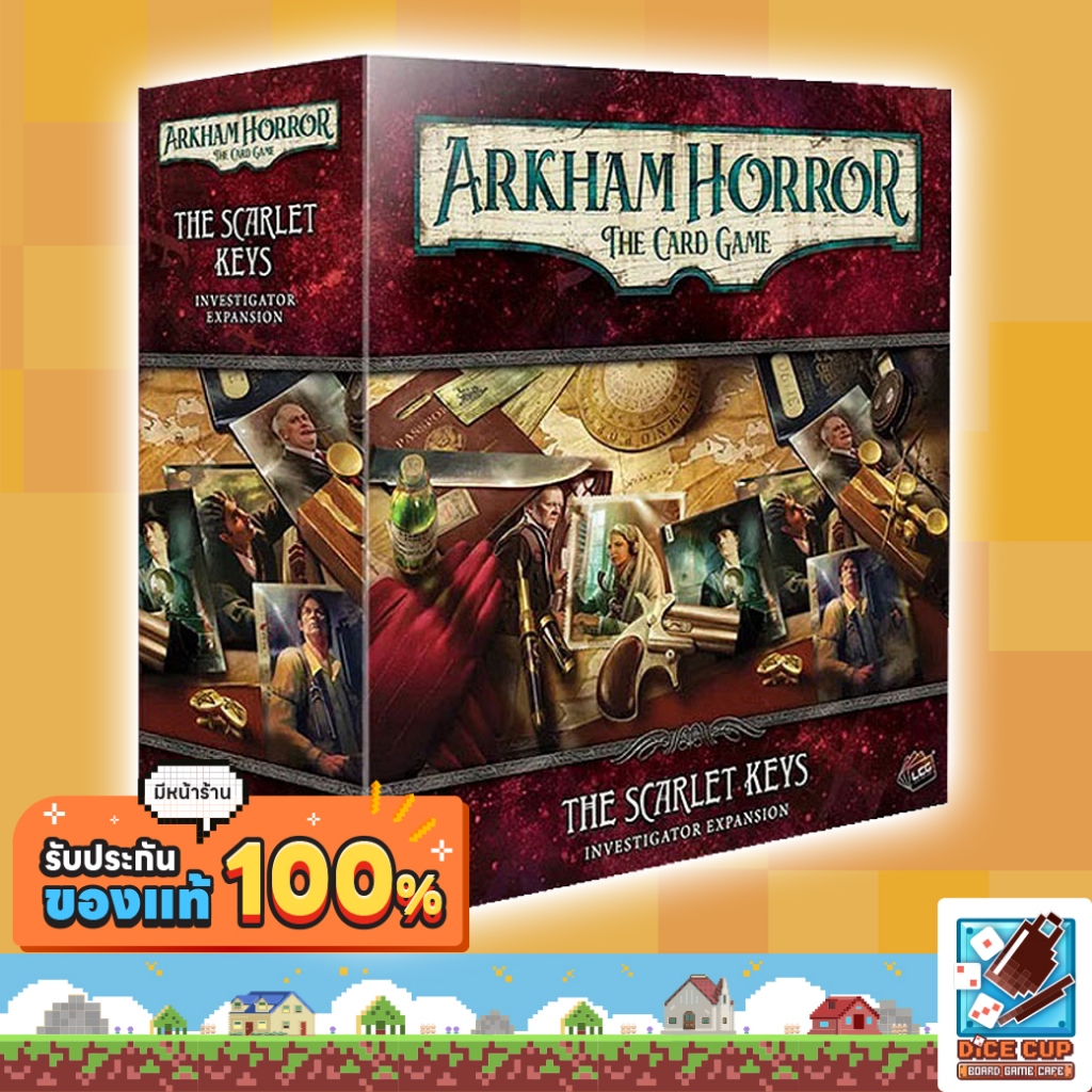 [ของแท้] Arkham Horror LCG: The Scarlet Keys Investigator Expansion Board Game