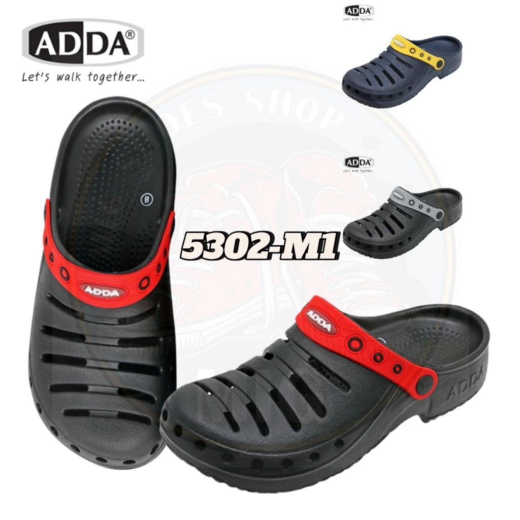 ADDA 5302-M1 Size 7-10 ของแท้ "รองเท้าหัวโตที่ทนทานและสนับสนุนการเดินอย่างมีประสิทธิภาพ"