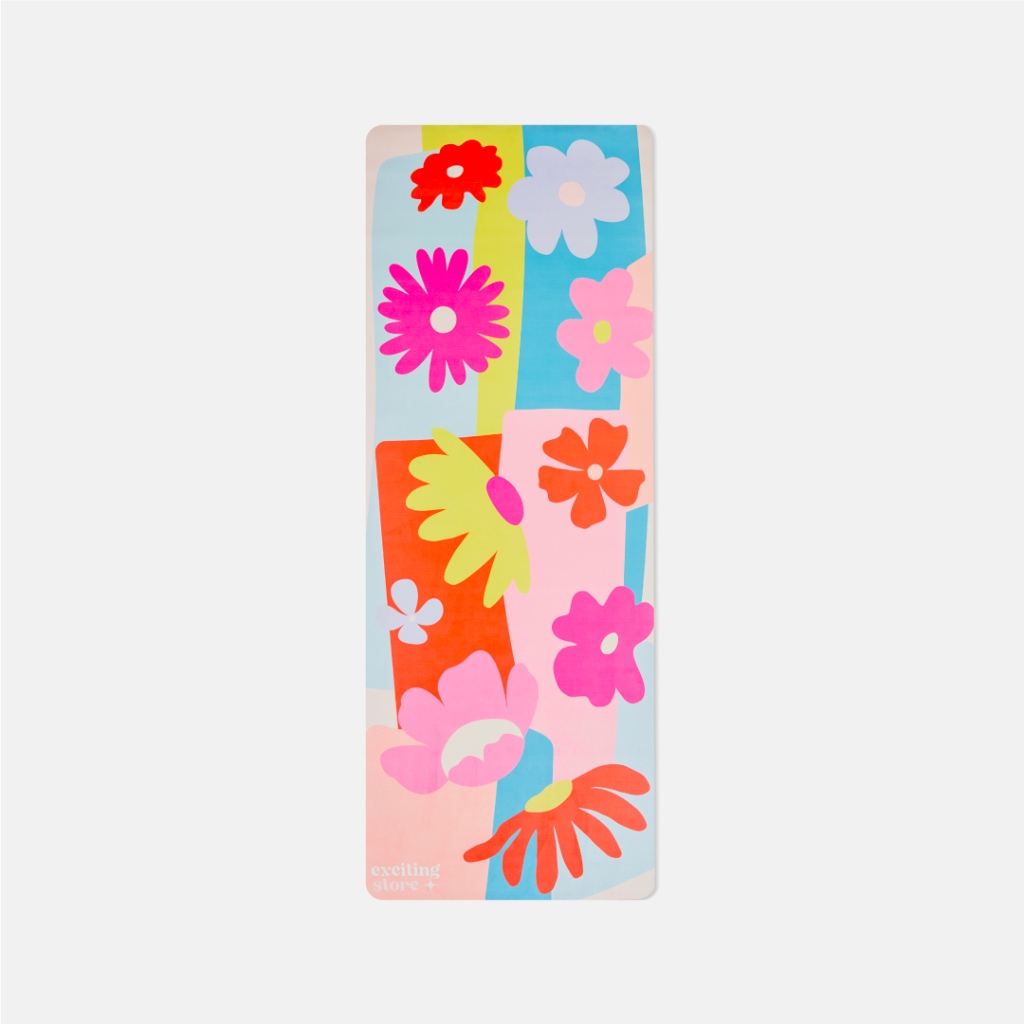 เสื่อโยคะ Tokyo Flowers Mat: สวย นุ่ม ยึดเกาะดี เพื่อการฝึกที่สมบูรณ์แบบ