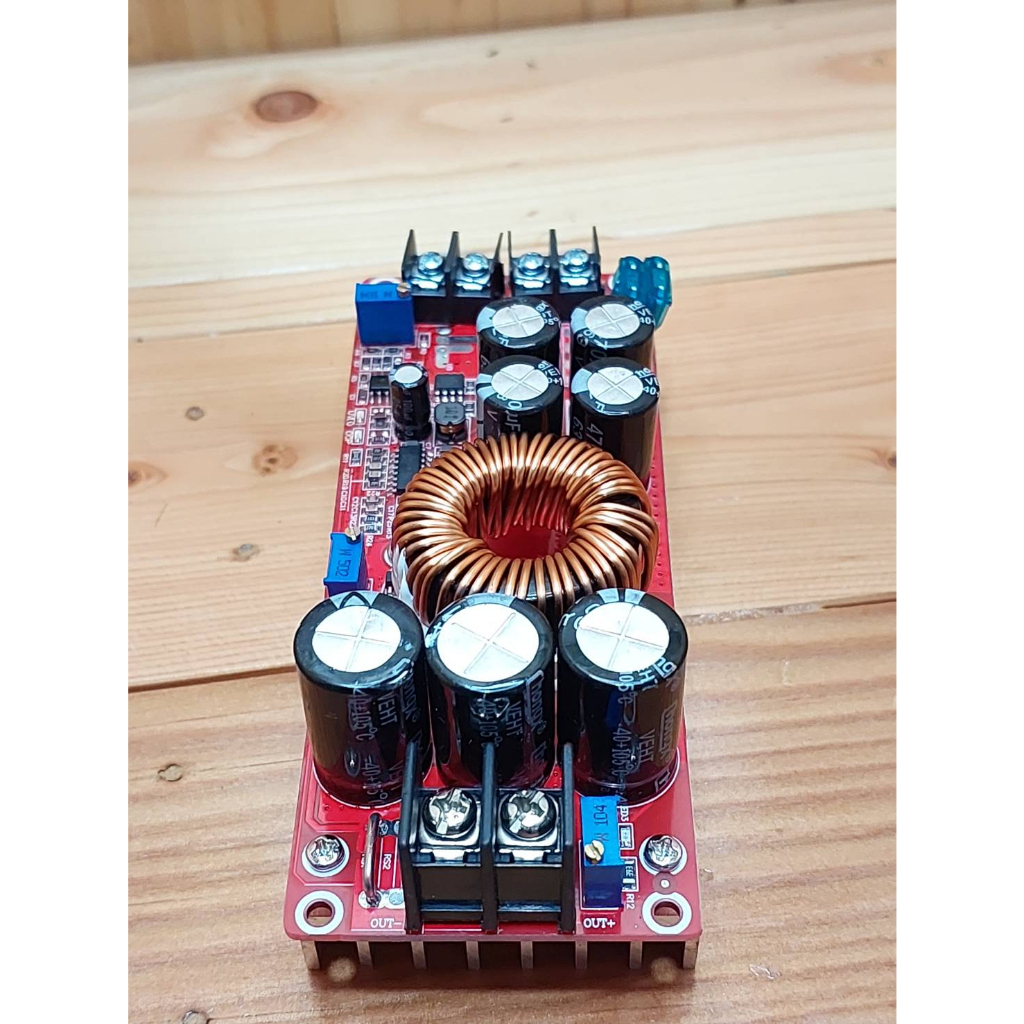 ตัวเพิ่มไฟ9-40Vเป็น12-70V Step up DC-DC วงจรเพิ่มแรงดันไฟฟ้า1200W12-70VDC