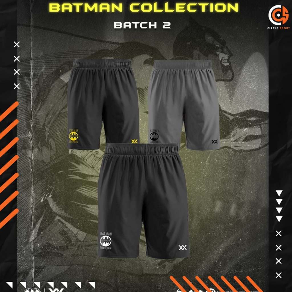 กางเกงแบดมินตัน MAXX X BATMAN Pants MLPNT04 กางเกงขาสั้นออกกำลังกาย (สินค้าลิขสิทธิ์แท้ 100%)