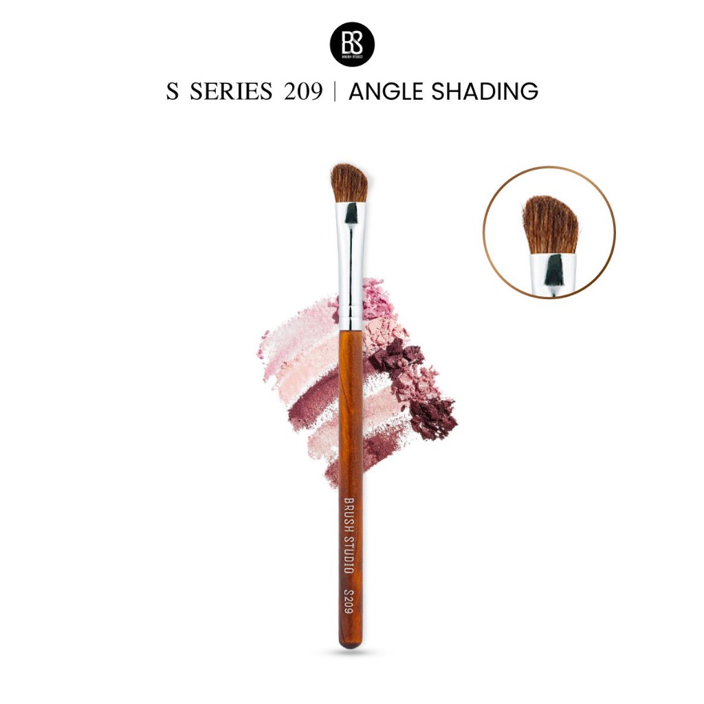 BRUSH STUDIO S series 209 Angle Shading แปรงแต่งตาปลายตัด
