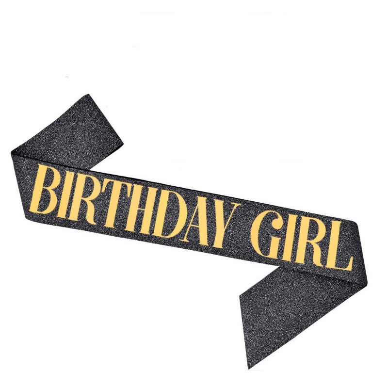 สายสะพายวันเกิด มงกุฎ ป้ายววันเกิด BIRTHDAY Girl ราคา ถูกที่สุด ดีลบีเคเค แกลเลอรีภาพที่ 3