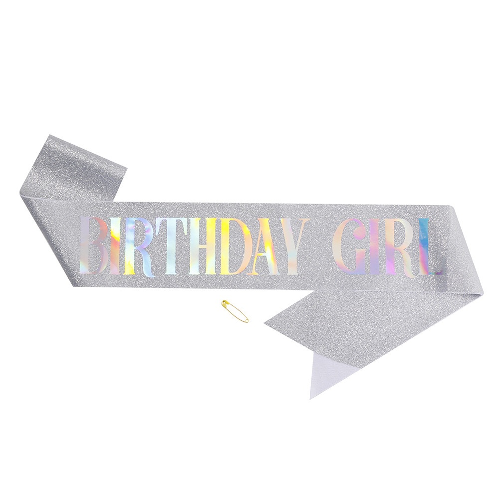 สายสะพายวันเกิด มงกุฎ ป้ายววันเกิด BIRTHDAY Girl ราคา ถูกที่สุด ดีลบีเคเค แกลเลอรีภาพที่ 4