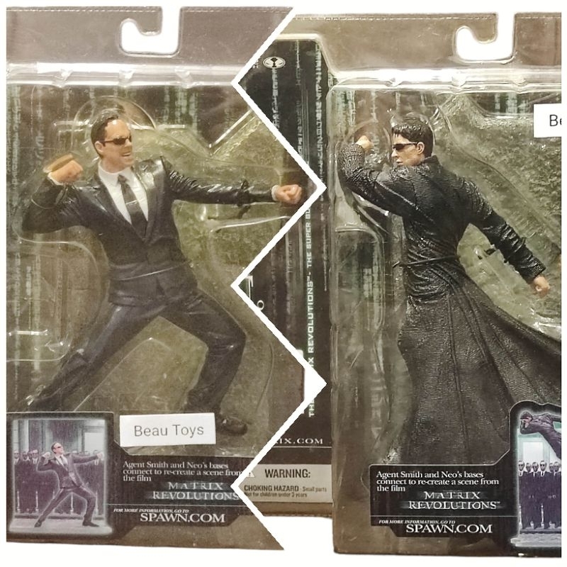 (ของแท้💯)The MATRIX SERIES TWO  Neo  V.S  Agent Smith  McFARLANE TOY (มือ1)🔴