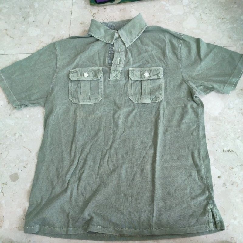 เสื้อยืดคอปก Gap kids ของแท้มือสอง