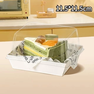 🍰ซื้อ 1 แถม 1﻿🍰 ห่อแซนวิช 2สี (ขาว/น้ำตาล) 5ขนาด! ฝา พลาสติก PET สามารถใช้ห่อแซนวิช เค้ก ขนมหวาน ฯลฯ