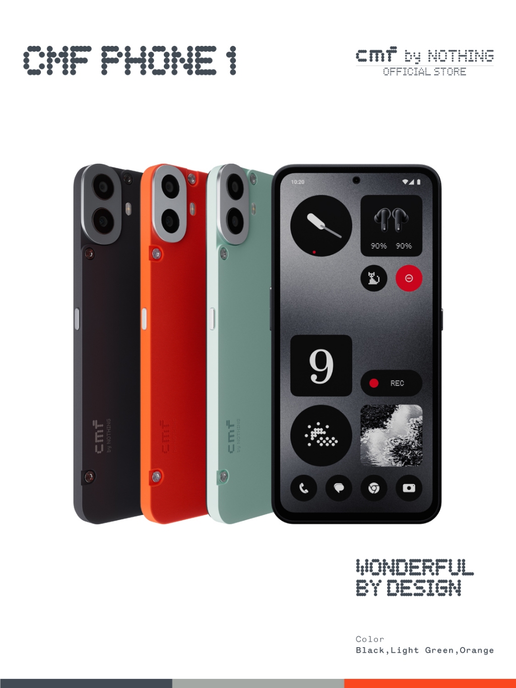 CMF by Nothing - Phone 1, Wonderful by Design โทรศัพท์มือถือ Smartphone ...