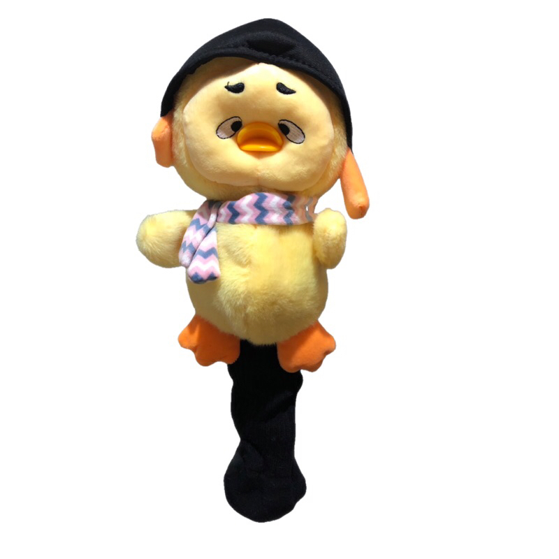 Golf Head Cover For Fairway 5,7 or hybrid’’Little duck หมวกดำ” ปลอกคลุมหัวไม้กอล์ฟ