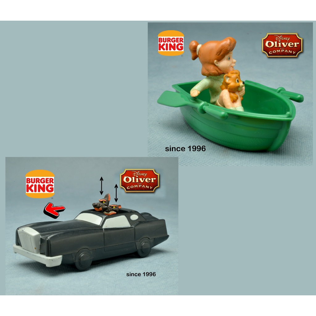 No.74 ของเล่นสะสม Fast Food Toy ของ Burger King ปี 1996 จากเรื่อง Oliver Company