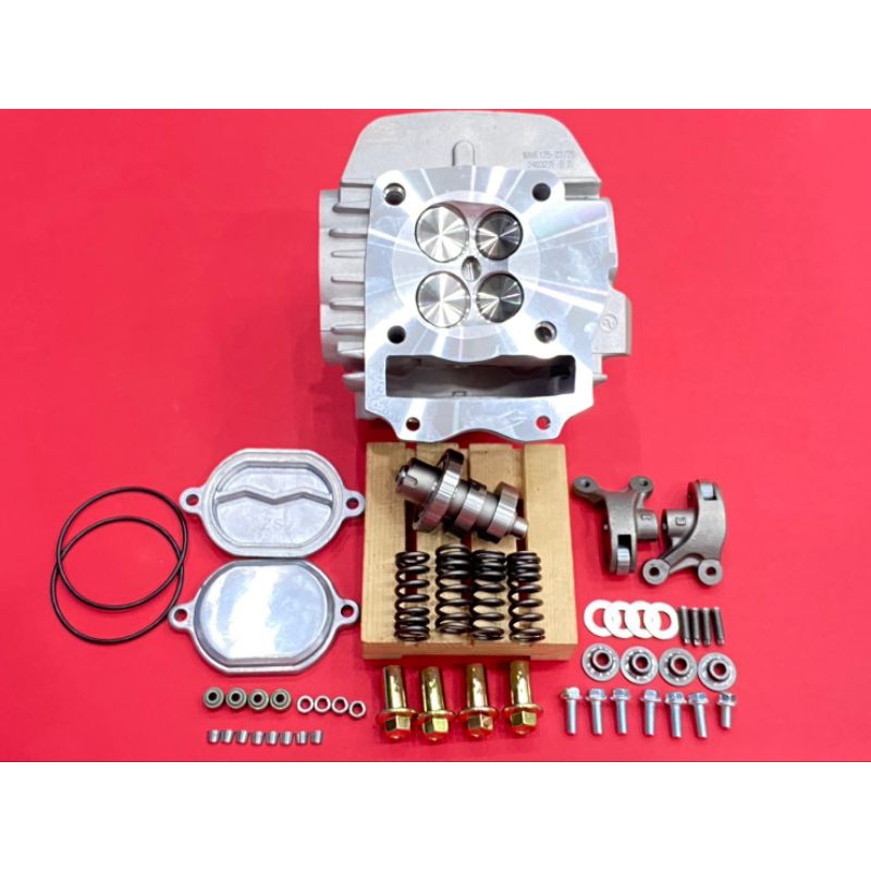 ฝาสูบ4วาล์วW125&ปลาวาฬ57,59,60,64,65,66,67,68พร้อมอุปกรณ์ครบชุด มอเตอร์ไซค์ สินค้าคุณภาพสูง