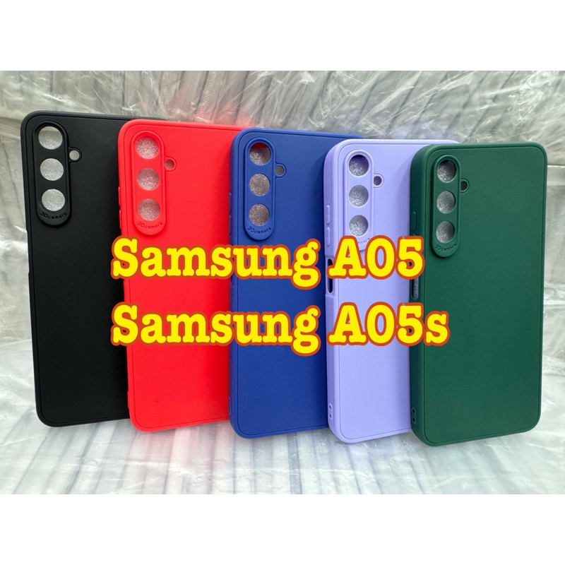 Samsung A05/Samsung A05s 🥰พร้อมส่งใน🇳🇱🥰เคสTPUสีพาสเทลคลุมกล้องFor Samsung A05/Samsung A05s