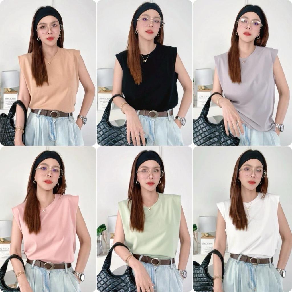 027 Deezyy เสื้อยืดกล้ามกันโป๊ปิดรักแร้ ไซส์2 ผ้าCotton supersofeมูจิ