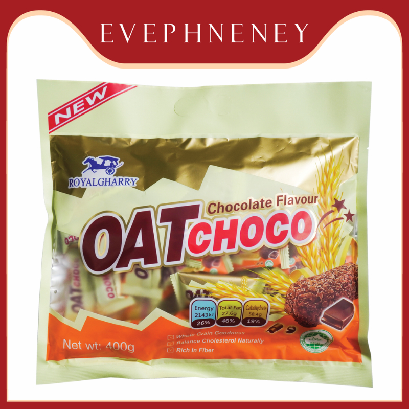 OAT CHOCO ขนมข้าวโอ๊ต ธัญพืชอัดแท่ง รสช็อคโกแลต