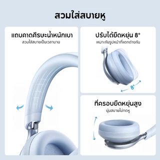 ANKER Soundcore Space One หูฟังบลูทูธไร้สาย Headphone Bluetooth 5.3 หูฟังบลูทูธ ANC 40H หูฟังไร้สาย LDAC Hi-Res A3035