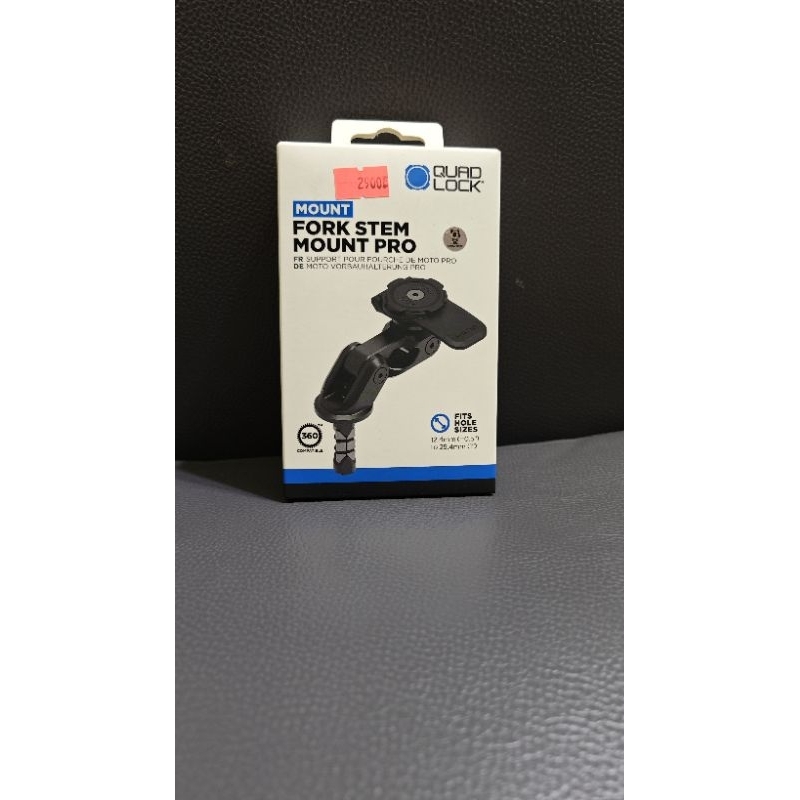 Quad lock Motorcycle Fork Stem Mount PRO (for Sport Bike)