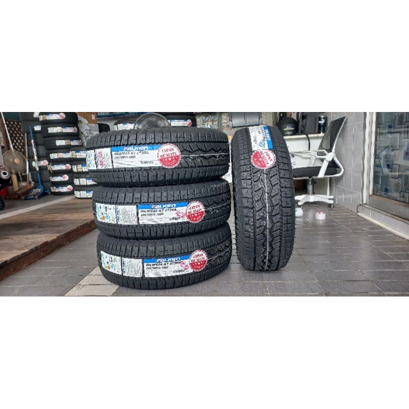 falken245/70r16 wildpeak at3wa ยางใหม่ ผลิตปี2024ราคาต่อ4เส้น  แถมจุ้ม4ตัว