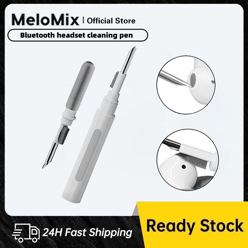 MeloMix ปากกาทำความสะอาดหูฟังบลูทูธ ทำความสะอาดหูฟัง พกพาง่าย ปากกาทําความสะอาด หูฟัง ทำความสะอาด คีย์บอร์ด มือถือ