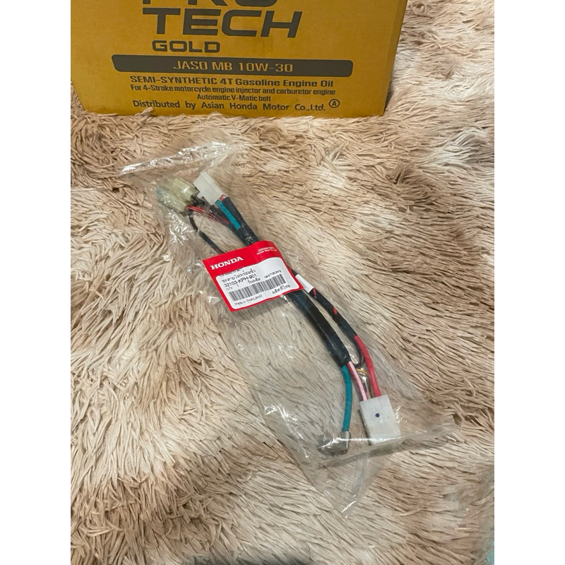 (แท้ศูนย์ฮอนด้า) ชุดขั้วสายไฟสตาร์ทมือเเบตไปไดสตาร์ท  Wave r,s รหัสสินค้า 32103-KPH-901