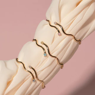 Petite Gwen Bracelet กำไลข้อมือแบบหยักปรับขนาดได้