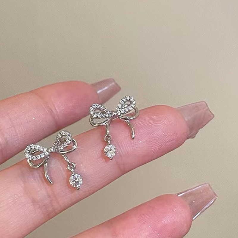 [Mimmuffin] ต่างหูโบว์ออกงาน ตุ้มหูโบว์ออกงาน - รูปที่ 7