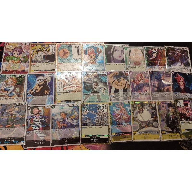 การ์ดวันพีช Pirate Flag Foil จากชุด PRB01 เลือกแบบ One piece card game ของแท้ ST04-005 OP01-006 OP01