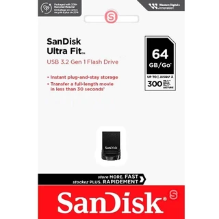 SANDISK ULTRA FIT USB 3.2 Gen 1 32GB, 64GB, 128GB และ 256GB (SDCZ430) รับประกัน Synnex 5 ปี